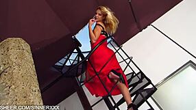 Big butt anal queen cums hard in intense POV cowgirl orgasms with cherry kiss