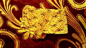 Neighbor's dirty laundry inspires intense masturbation