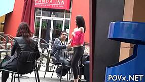 Adorable Teen Slut Delivers Nasty POV Blowjob