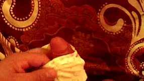 Neighbor's dirty laundry inspires intense masturbation