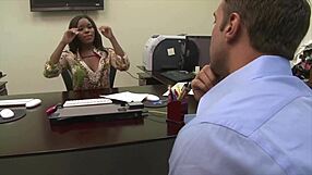 candice nicole in interracial scene