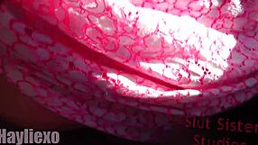 Smoking hot black tgirl Brooklynn in solo masturbation