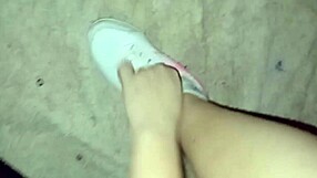 wife sucks cuckold's nipple to make him cum while talking about fucking gym instructor on the street