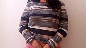 latina milf masturbates outdoors in public mexican spot