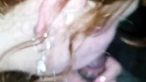 Handjob and BLOWJOB from my hot redhead girlfriend. Her skills drive me wild.