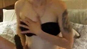 Lacy Summers Toys with Dildo and Sucks on Webcam