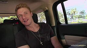 blonde babe riding in cowgirl position