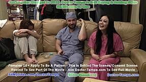 Bliv Doktor Tampa Udfører Blaire Celestes Årlige Gyno-Undersøgelse med Hjælp fra Sygeplejerske Stacy Shepard