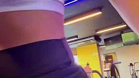 Me Melei Gets Excited Watching This Petite Pornstar With Perfect Tits At The Gym