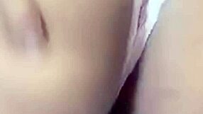 My wife showing off on webcam