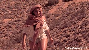 Fucking Gabriella Paltrova Hard in the Desert with Intense Cumshot Action