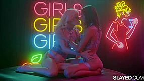 emily and charlotte passionately lick each other's pussies in a wild lesbian frenzy