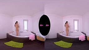 Can Ava Black's juicy tits handle VR sex?