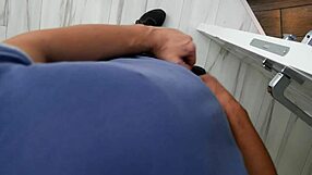 I wanted to fuck that dildo but the real cock in the closet was a nice surpise.