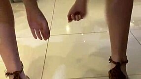 Wifeathena dances funk in panties