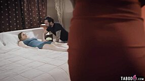 Suck and fuck that freak client next to his wife?