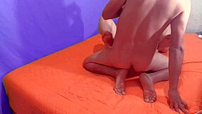 I placed a mask on my sister-in-law. Then passionately fucked her in cosplay costume with cumshot.