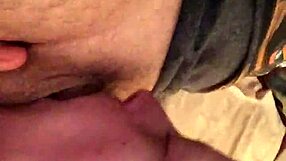 Amateur Couple's Deep Sloppy Blowjob