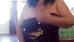 latina dancer flaunts fat pussy and big tits