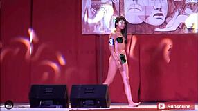 hot half naked girls teasing at home