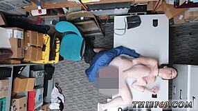 petite teen suspected thief faces old officer's tough questioning