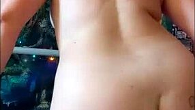 hotwife steffi's ass shakes while spreading wide open