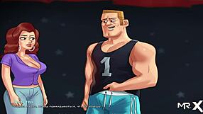 summertimesaga teen reveals big ass and boobs in hentai scene 93