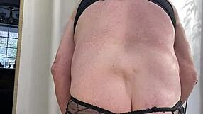 while fucking my tight arsehole in the kitchen