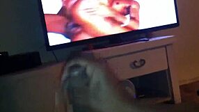 Black man strokes big hard cock to cum