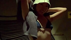 Experienced Japanese Roleplay In Private Sauna