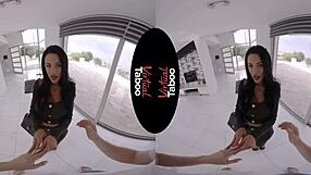 i'm cheating with a shaved brunette in virtual taboo blowjob. feels so wrong and hot.