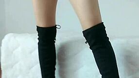 i love showing my boyfriend my wet pussy and natural tits while he watches me play solo