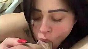 Camila Vegas Swallows Cum in Mouth During Blowjob