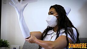 Chatting about gloves fetish in a hospital setting