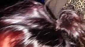 Cheyann Performs Sloppy Blowjob on Cock in Lingerie, Exposing Sexy Ass