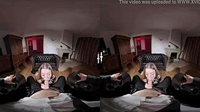 Dark Room VR Blowjob with Bonus Ass Tease