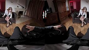 Dark Room VR Blowjob with Bonus Ass Tease