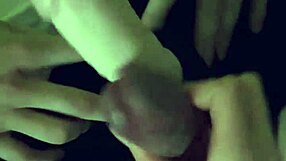 Frottage Handjob With Strap-On Toy