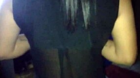 Teasing glimpses of big homemade amateur asses