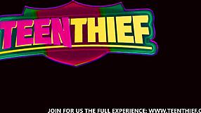 horny teen babe breaks rules in uniform