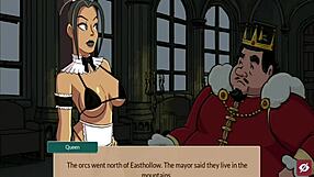 Orc Battles Queen in Brothel!