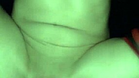 Intensely filling her pussy with hot cum in bareback creampie