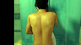 Edwina gets her ass fucked with toys while playing with her feet and soles, ending in cum.