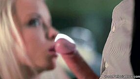 Sunshine delivers an emotional blowjob to blonde