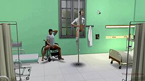Хей, видя ли как тази Sims 4 медицинска сестра съблазни и еба пациента си за доказателство?