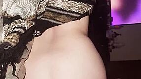 Amateur girlfriend takes a huge dildo, she says.