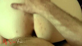 Milf Plays With Her Ass In POV Homemade Scene With Cumshot.