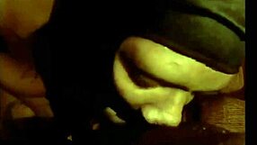 Curvy ebony step sis teases with her mouth on my massive black cock, but can she handle the full length?