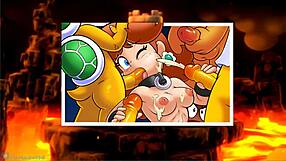 Princess daisy's game ends with big tits and toys. Explore the princess's big tits and toys in this game.