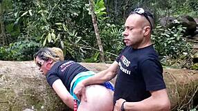 fabio lavatti's thick cock filled my mouth with cum in the forest